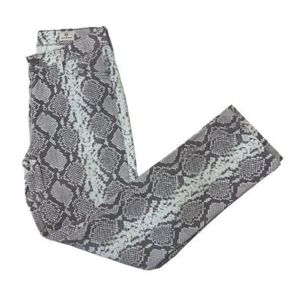 AG Adriano Goldscnmed snake pattern, jeans, size 25R A564